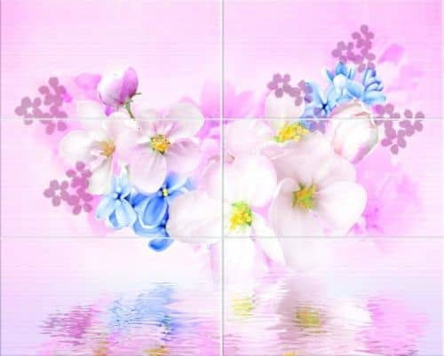 Стеновая панель ПВХ Venta Exclusive Сакура VE375E 700H 2700x375 мм