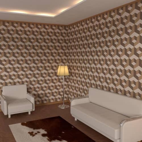 Стеновая панель ПВХ Век Крепп шоколад 2700х250 мм