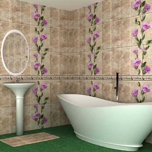 Стеновая панель ПВХ Век Эустомы вставка 2700х250 мм