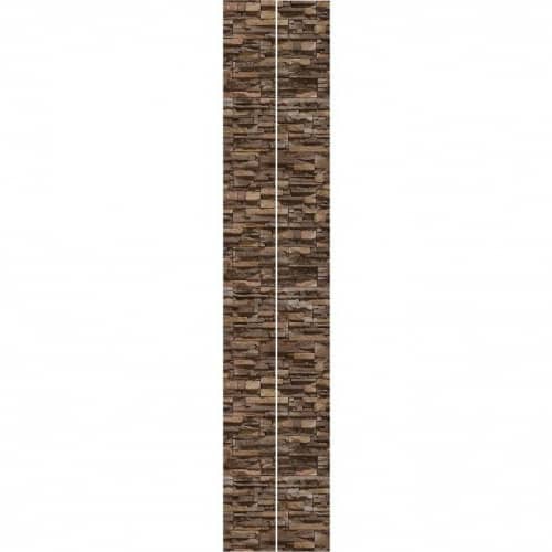 Стеновая панель ПВХ Кронапласт Unique Дикий камень 2700х250 мм