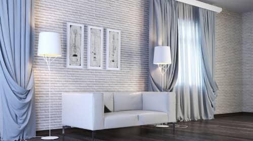 Купить Стеновая панель ПВХ Кронапласт Unique Кирпич белый 2700х250 мм по низкой цене