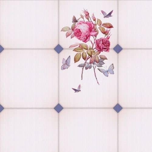 Стеновая панель ПВХ Кронапласт Unique Розовая роза фигурная 2700х250 мм