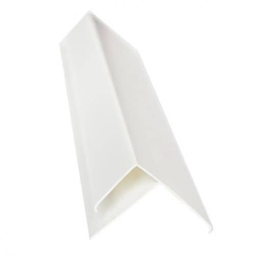 F-профиль для ПВХ панелей широкий 3000 мм