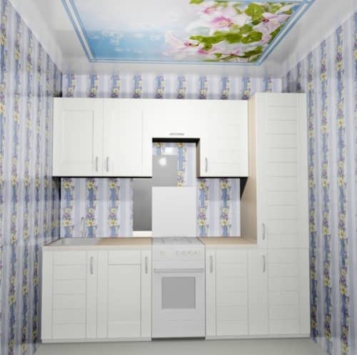 Панель ПВХ Novita 3D Лилейник потолочная 1800х250 мм 6 штук