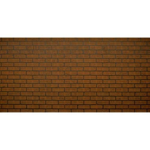 Стеновая панель МДФ Акватон Кирпич темный с тиснением 2440х1220 мм