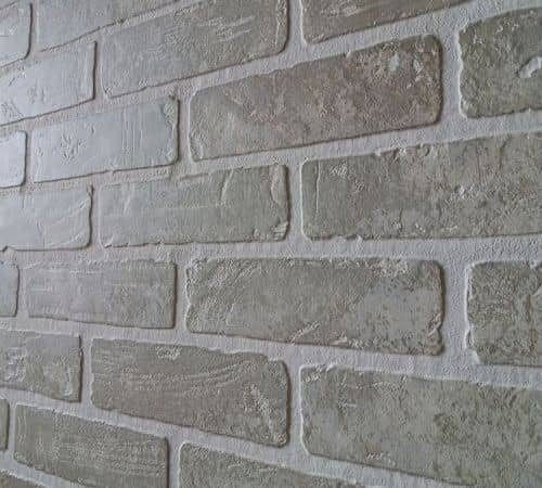 Стеновая панель ДВП DPI Кирпич белый 2440х1220 мм