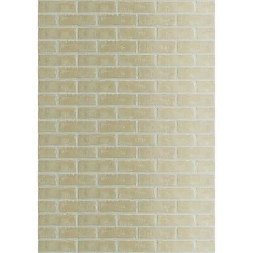 Стеновая панель ДВП DPI Кирпич желтый Бруклин 2440х1220 мм