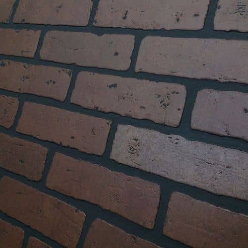 Стеновая панель ДВП DPI Кирпич красный обожженный 2440х1220 мм