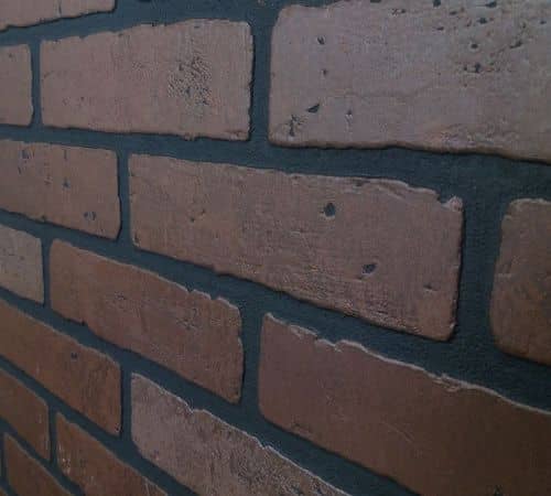 Стеновая панель ДВП DPI Кирпич красный обожженный 2440х1220 мм