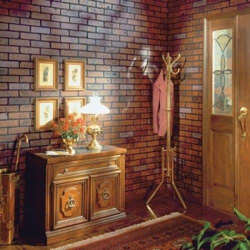 Стеновая панель ДВП DPI Кирпич красный обожженный 2440х1220 мм