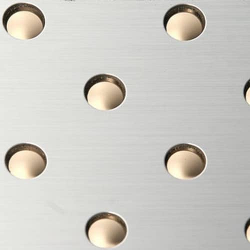 Стеновая панель Sibu Punch Line 3D HV 13-50-50 Silver Brushed Gold 2600х1000 мм