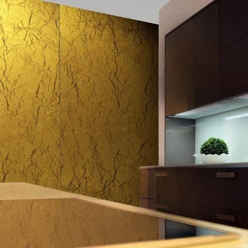 Стеновая панель Sibu Leather Line Crepa Oro 2612х1000 мм самоклеящаяся