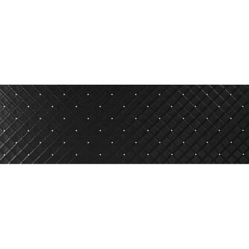Стеновая панель Sibu Leather Line Cristal Rombo 85 Nero Silver 2612х1000 мм самоклеящаяся