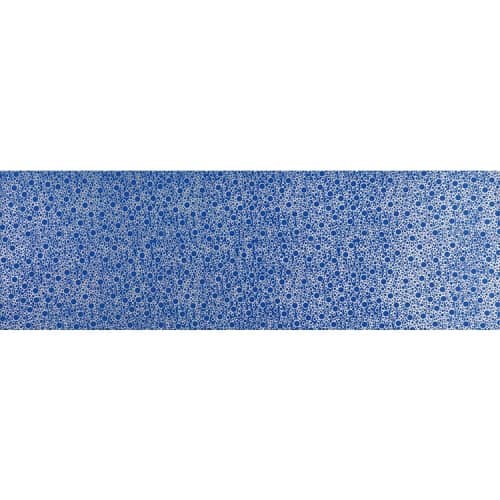 Стеновая панель Sibu Structure Line Bubble Blue PF Silver самоклеящаяся 2612х1000 мм