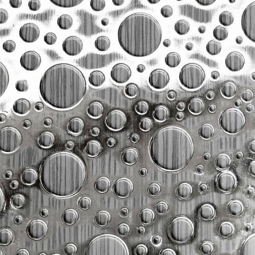 Стеновая панель Sibu Structure Line Bubble Zebrano graphite Silver самоклеящаяся 2600х1000 мм