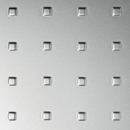 Стеновая панель Sibu Structure Line Square 3 Silver PF met 2612х1000 мм