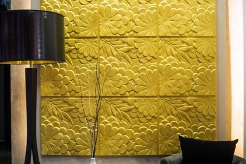3D панель Artpole Flora дизайнерская из гипса 600х600 мм