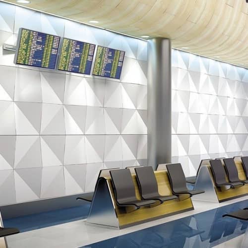 3D панель Artpole Romb дизайнерская из гипса 600х600 мм