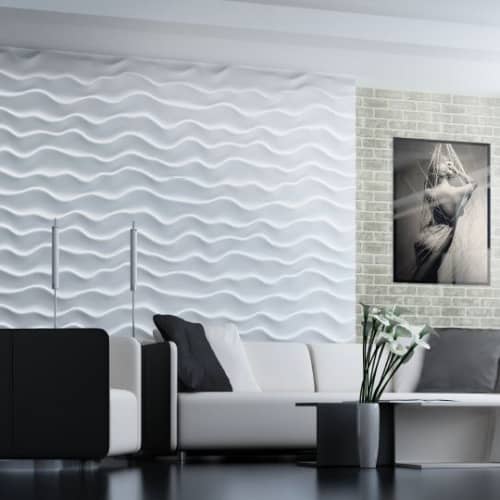 3D панель из гипса Artpole Sandy 1 дизайнерская 600х600 мм