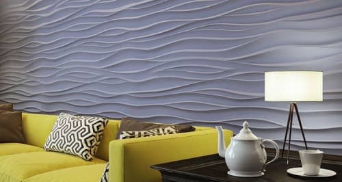 3D панель из гипса Artpole Silk 2 дизайнерская 600х600 мм