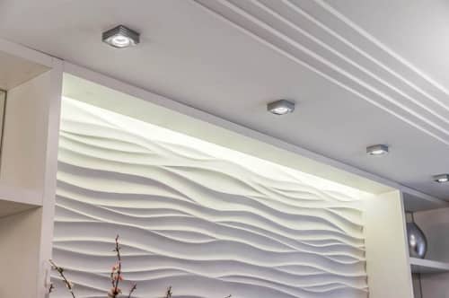 3D панель из гипса Artpole Silk 2 дизайнерская 600х600 мм