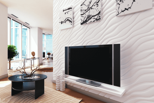 3D панель из гипса Artpole Velvet дизайнерская 600х600 мм