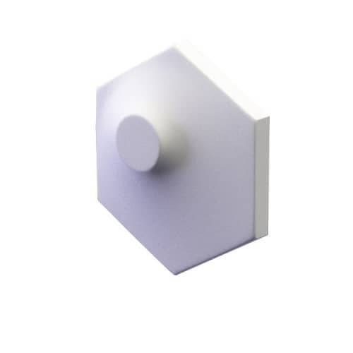 3D панель Artpole Heksa-dots дизайнерская из гипса 200x173 мм