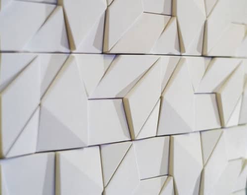 3D панель Artpole Origami дизайнерская из гипса 259x128 мм