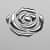 Панель для стен Sibu Punch Line 3D Roses Silver PF met Silver 2600х1000 мм Стеновая панель Sibu Punch Line 3D Roses Silver PF met Silver 2600х1000 мм
