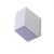3Д панель из гипса Artpole Cube-solo дизайнерская 200x173x35 мм 3D панель Artpole Cube-solo дизайнерская из гипса 200x173x35 мм