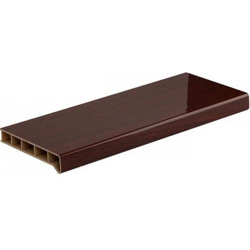 Купить Подоконник Moeller LD-S 30 ПВХ Махагон глянцевый резка 200 мм по низкой цене