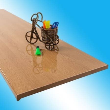 Купить Подоконник Moeller LD-S 30 ПВХ Светлый дуб глянцевый резка 350 мм по низкой цене