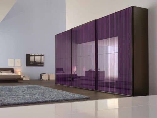 3D панель Artpole Barcode лиловый дизайнерская из стекла 600х600 мм