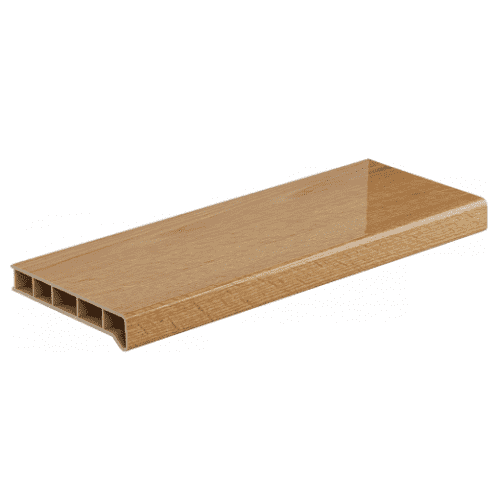 Купить Подоконник Moeller LD-S 30 ПВХ Светлый дуб глянцевый резка 350 мм по низкой цене