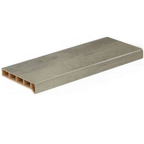Купить Подоконник Moeller LD S 30 ПВХ Серебристый ясень матовый резка с капиносом 500 мм по низкой цене