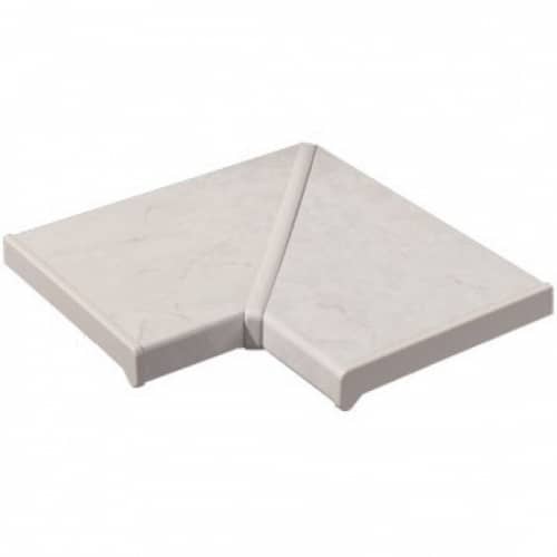 Купить Планка соединительная для подоконника белая по низкой цене