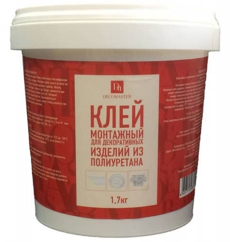 Купить Клей Decomaster PU 1700 акриловый 1,7 кг по низкой цене