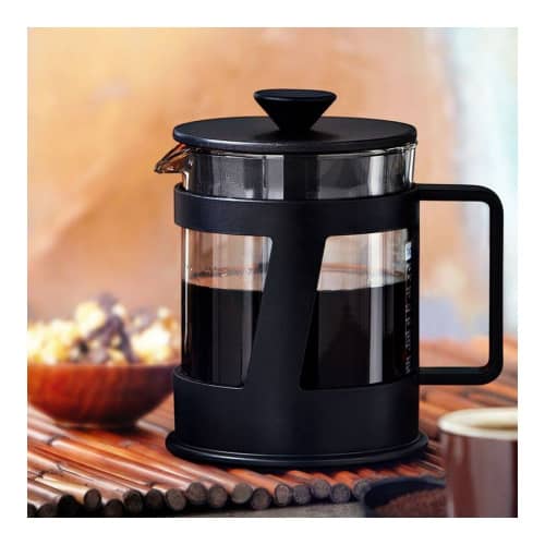 Купить Кофейник френч-пресс BODUM Crema, 0.5л, цвет черный по низкой цене