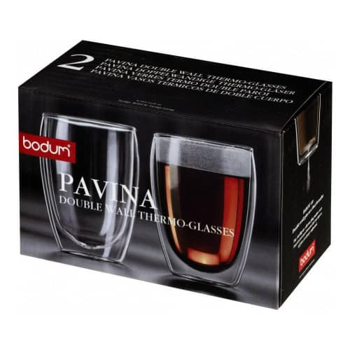 Купить Набор термобокалов (2 штуки) BODUM Pavina, 0.46л, цвет прозрачный по низкой цене