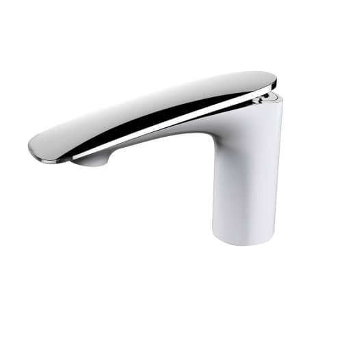 Купить Смеситель Raiber Dunis R1201 для раковины, однорычажный, хром белый по низкой цене