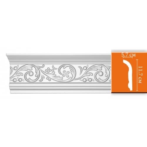 Потолочный плинтус из пенопласта, пвх, полиуретана, пенополистирола и дюрополимера.