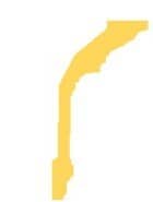 Потолочный плинтус из пенопласта, пвх, полиуретана, пенополистирола и дюрополимера.