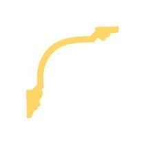 Потолочный плинтус из пенопласта, пвх, полиуретана, пенополистирола и дюрополимера.