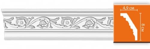 Потолочный плинтус из пенопласта, пвх, полиуретана, пенополистирола и дюрополимера.