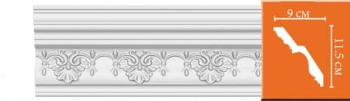Потолочный плинтус из пенопласта, пвх, полиуретана, пенополистирола и дюрополимера.