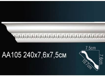 Потолочный плинтус из пенопласта, пвх, полиуретана, пенополистирола и дюрополимера.