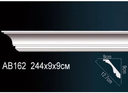 Потолочный плинтус из пенопласта, пвх, полиуретана, пенополистирола и дюрополимера.