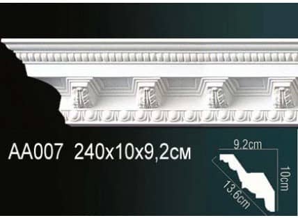 Потолочный плинтус из пенопласта, пвх, полиуретана, пенополистирола и дюрополимера.