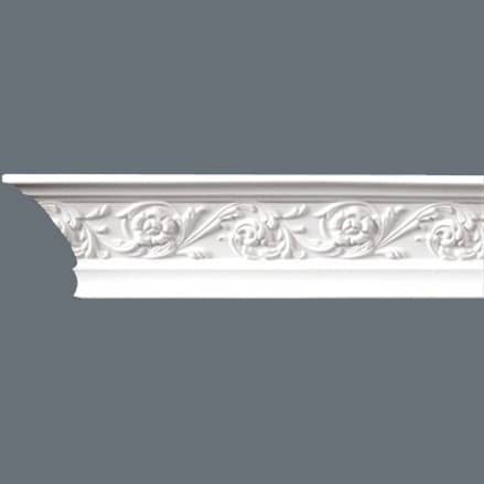 Потолочный плинтус из пенопласта, пвх, полиуретана, пенополистирола и дюрополимера.