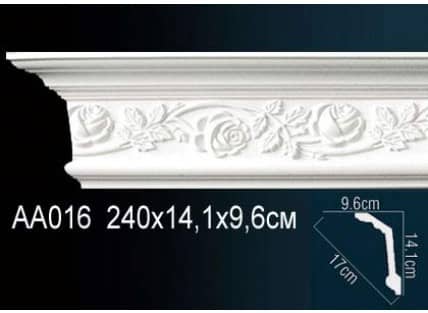 Потолочный плинтус из пенопласта, пвх, полиуретана, пенополистирола и дюрополимера.